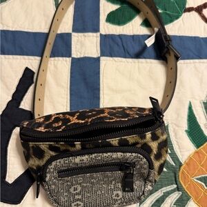 Leopard Print Women's Belt Bag